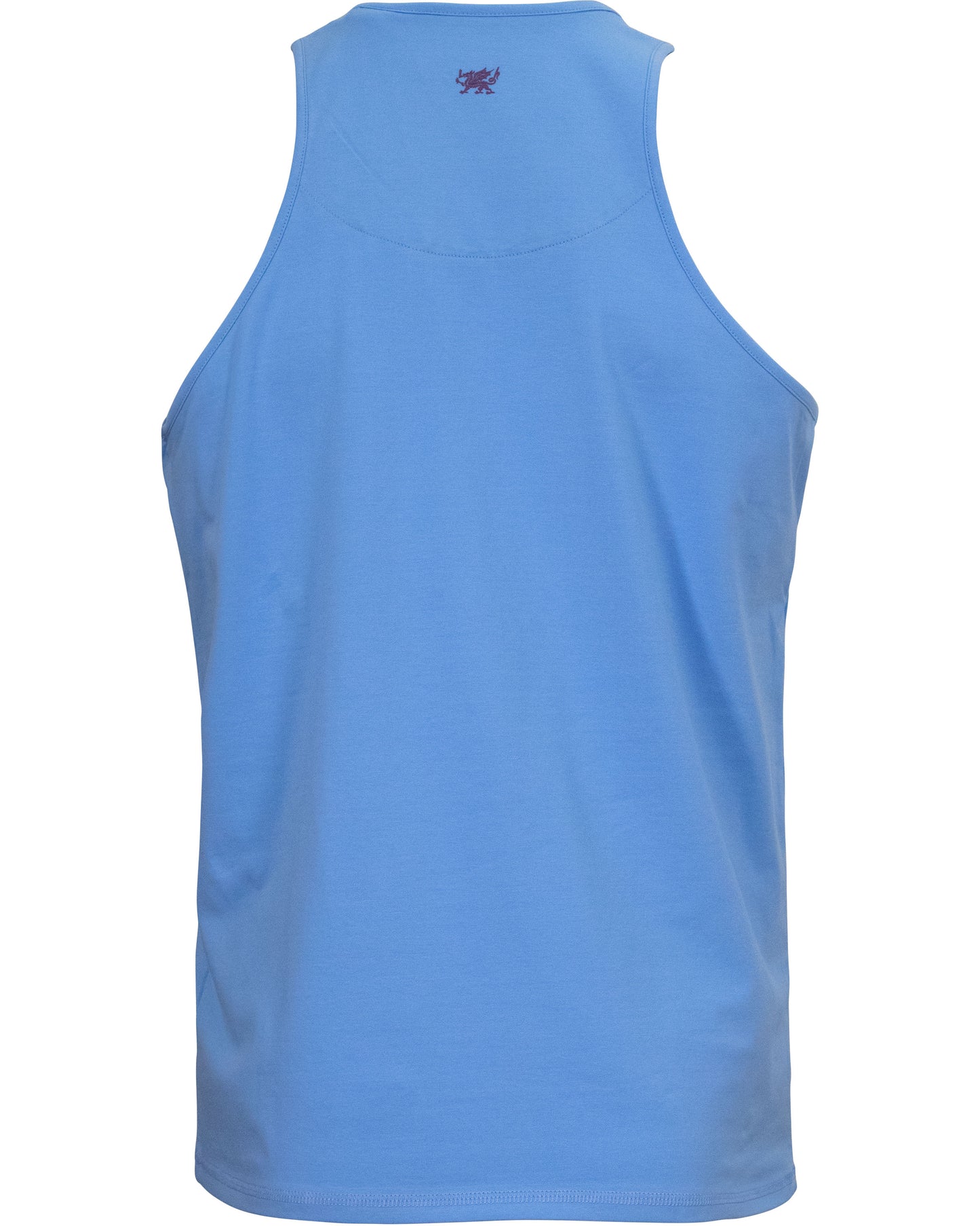 TEDFORD EMBOSSED FLORAL TANK - BLUE