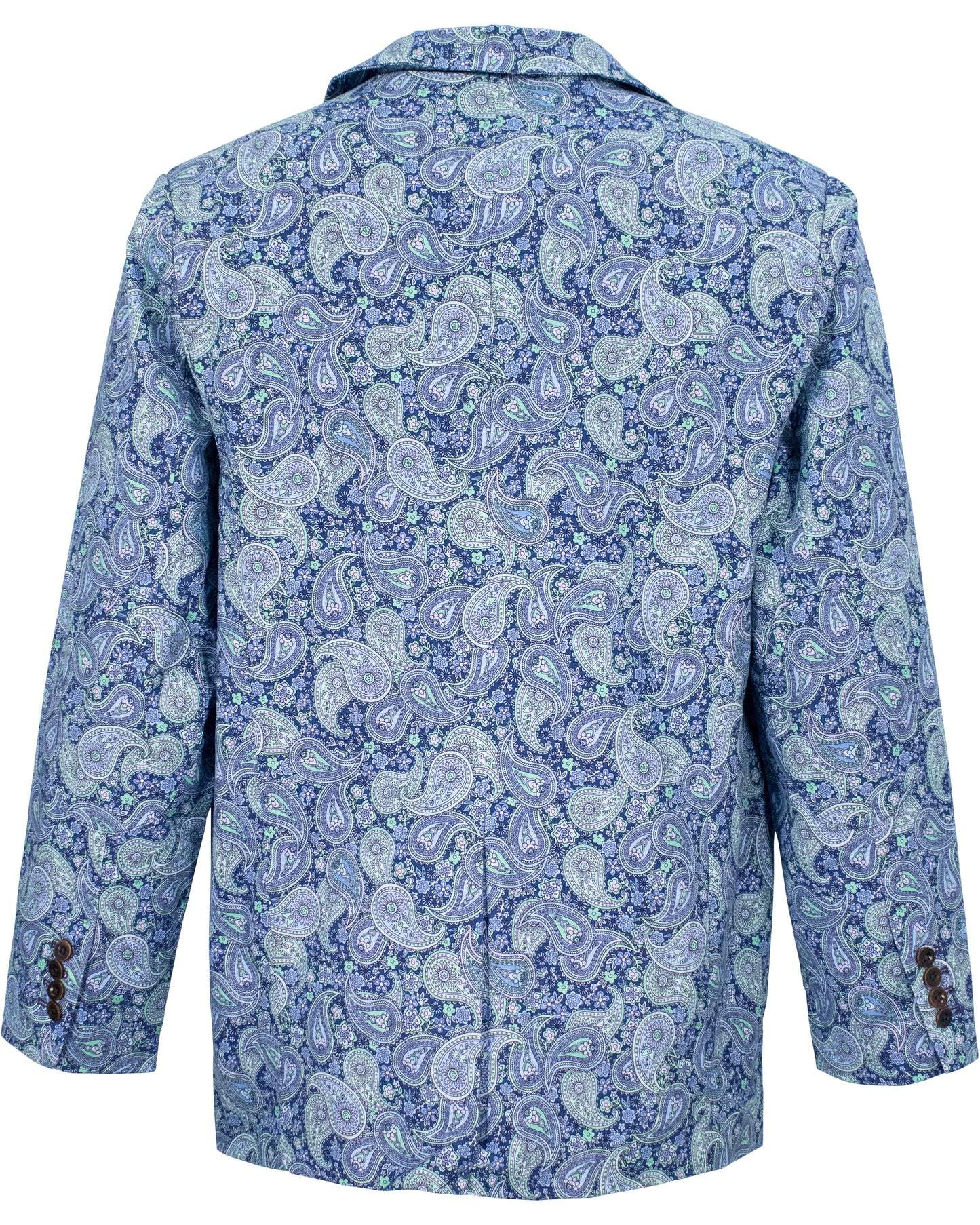 HADRIAN POW PAISLEY BLAZER - GRASS