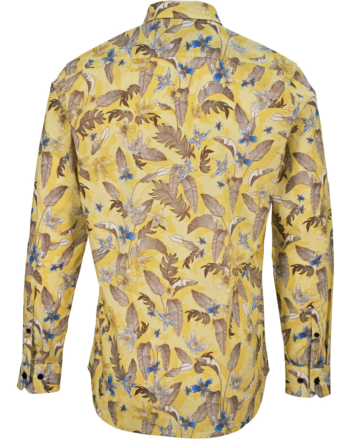 NORMAN FALLING FLOWERS SHIRT - SUNSHINE