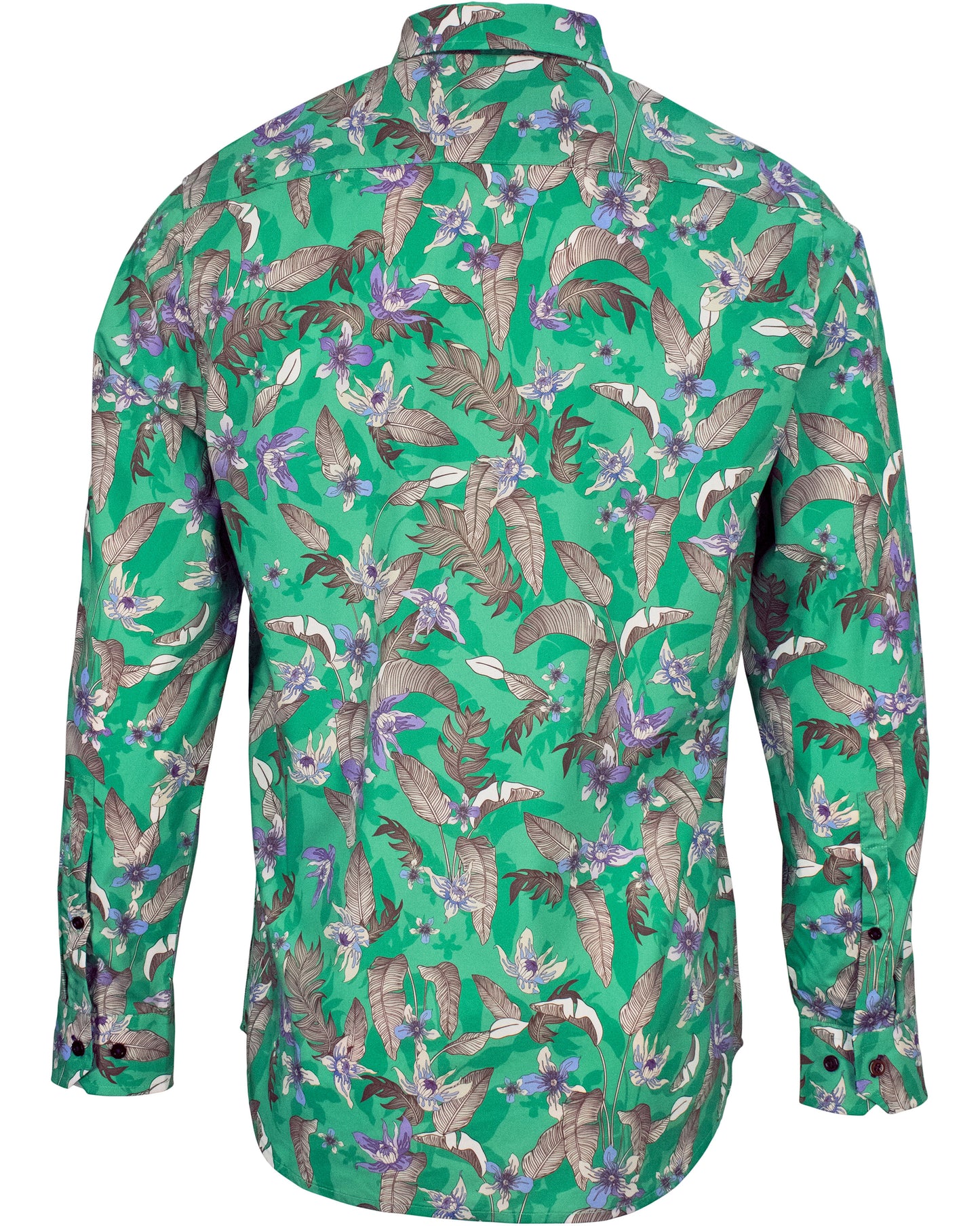 NORMAN FALLING FLOWERS SHIRT - CLOVER