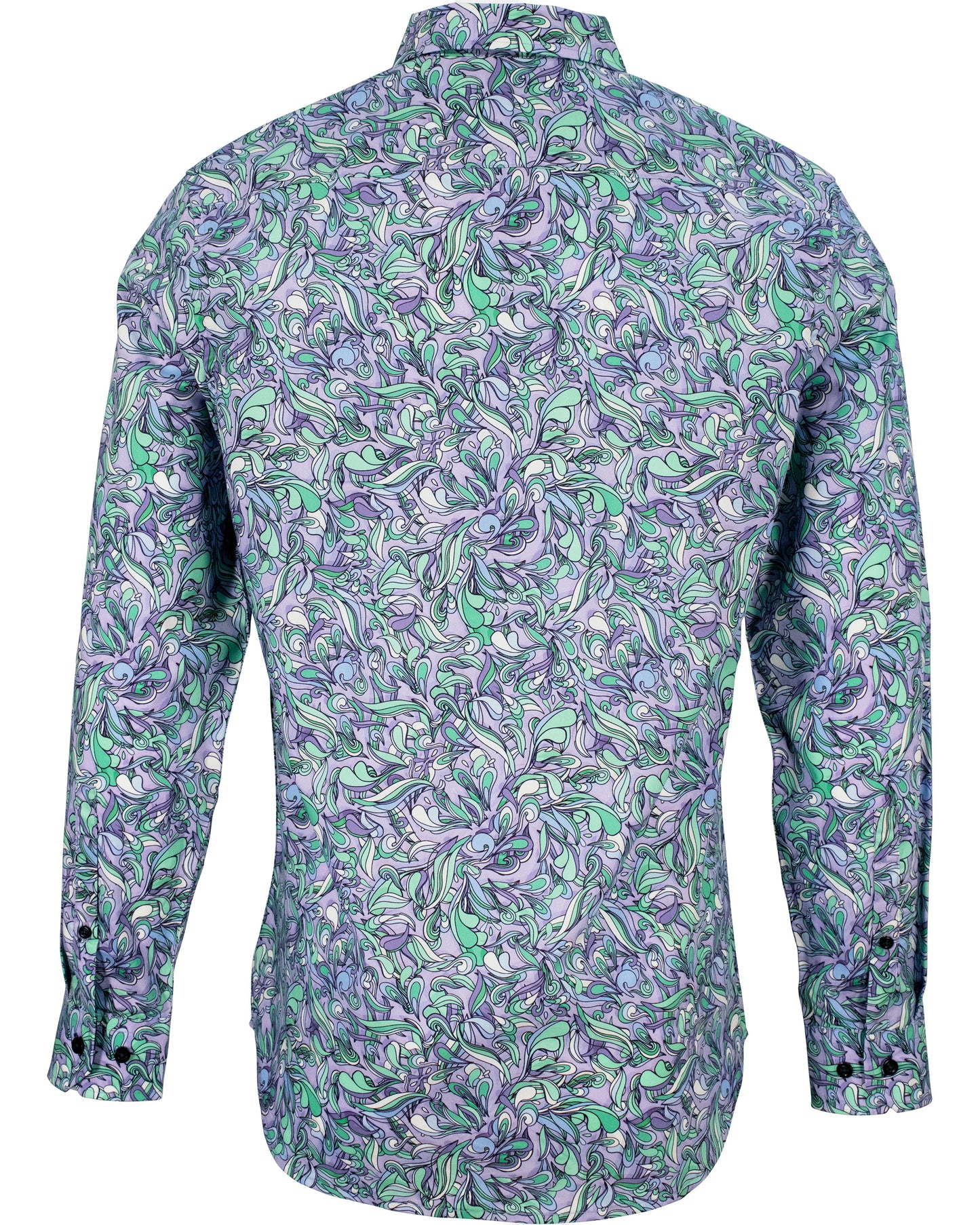 MITCHELL PAISLEY LAYERS SHIRT - CLOVER