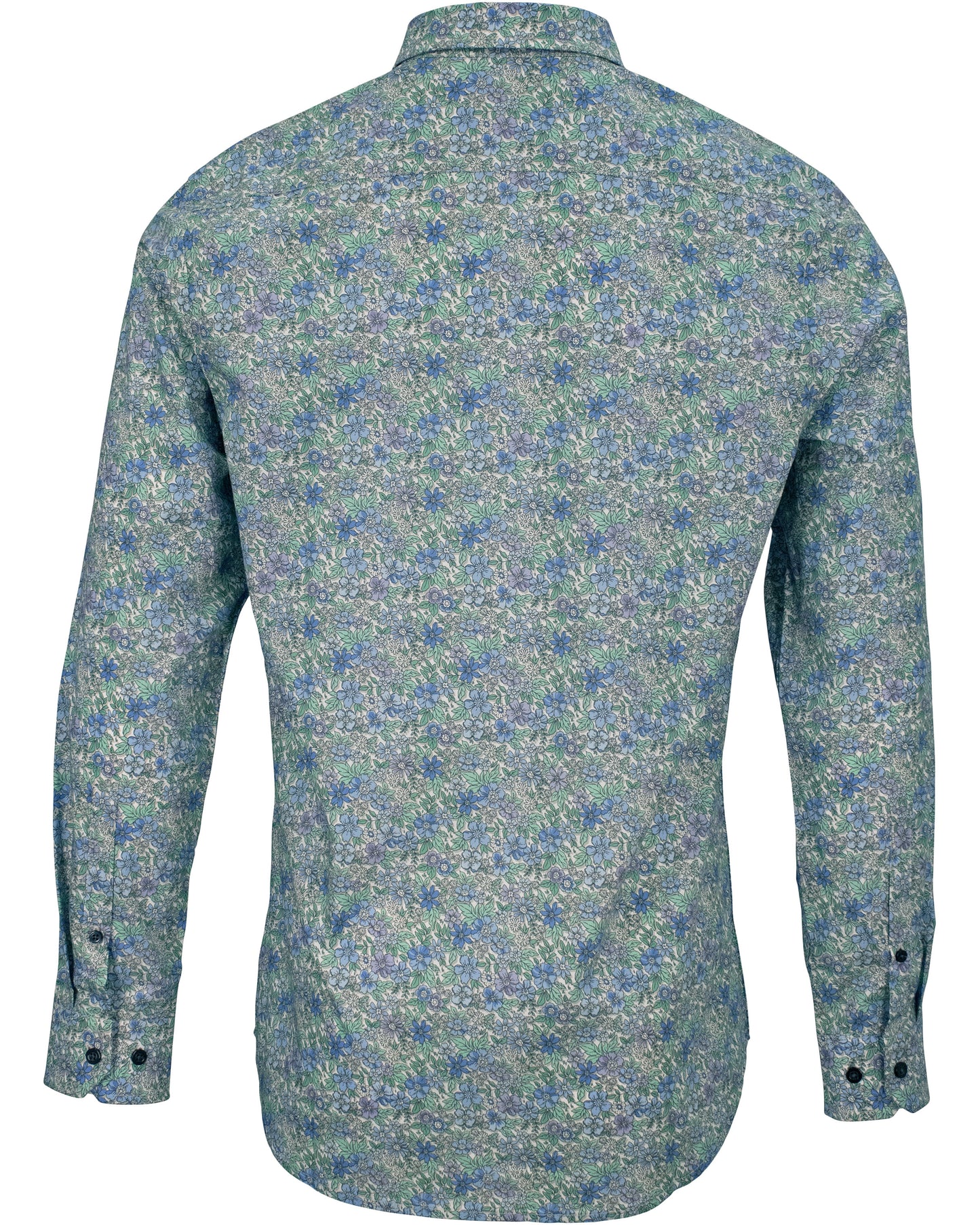 MORRIS FLOWER FIELD SHIRT - SHADOW CLOVER