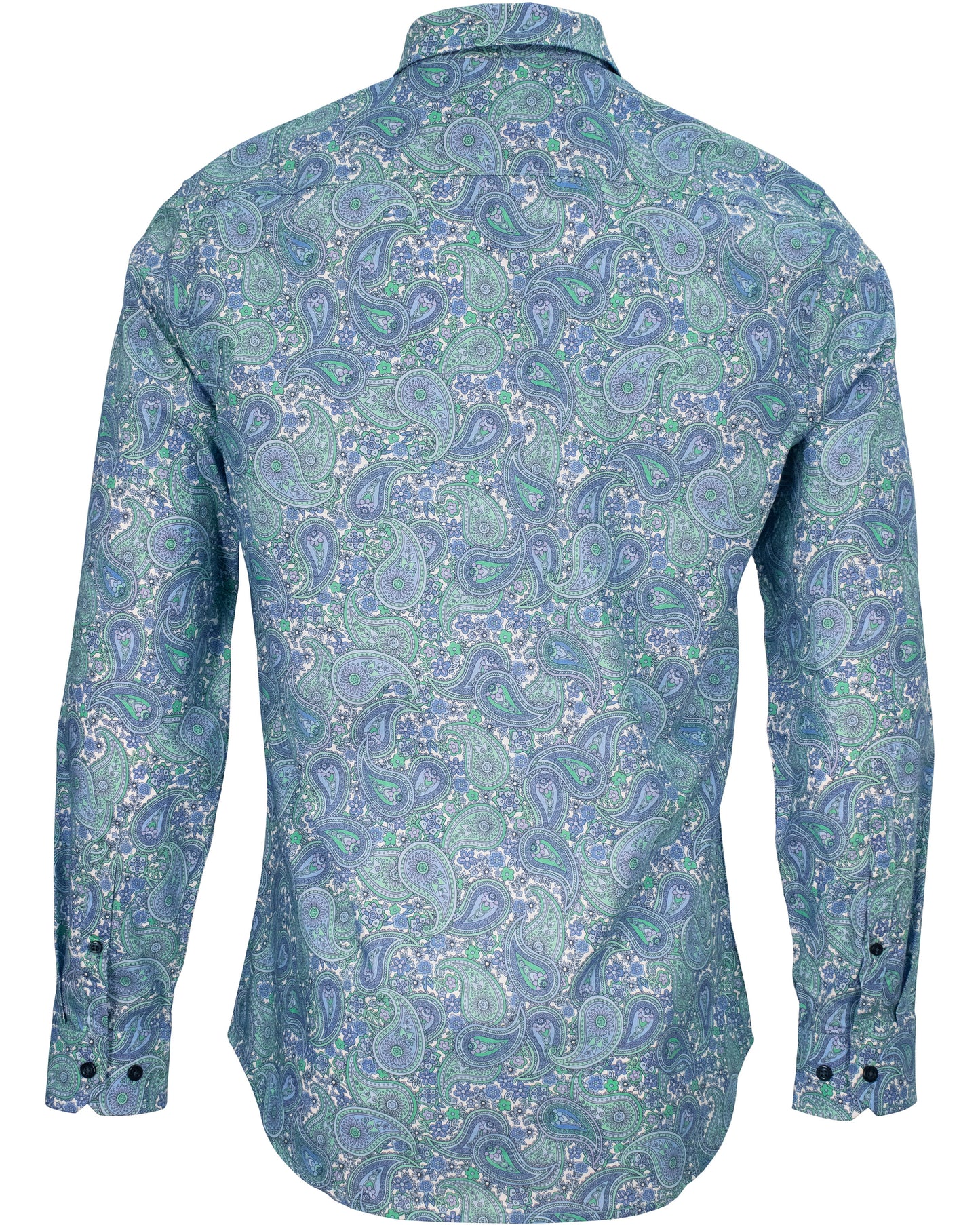 MORRIS POW PAISLEY SHIRT - CLOVER