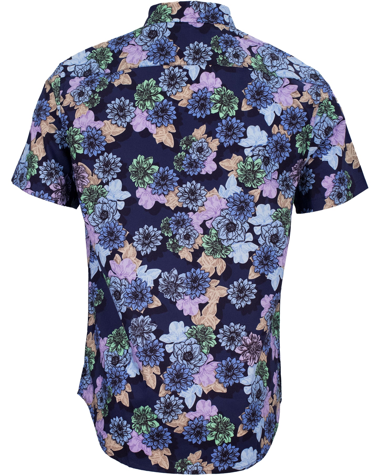 TIM SNAP FLORAL SHIRT - NAVY