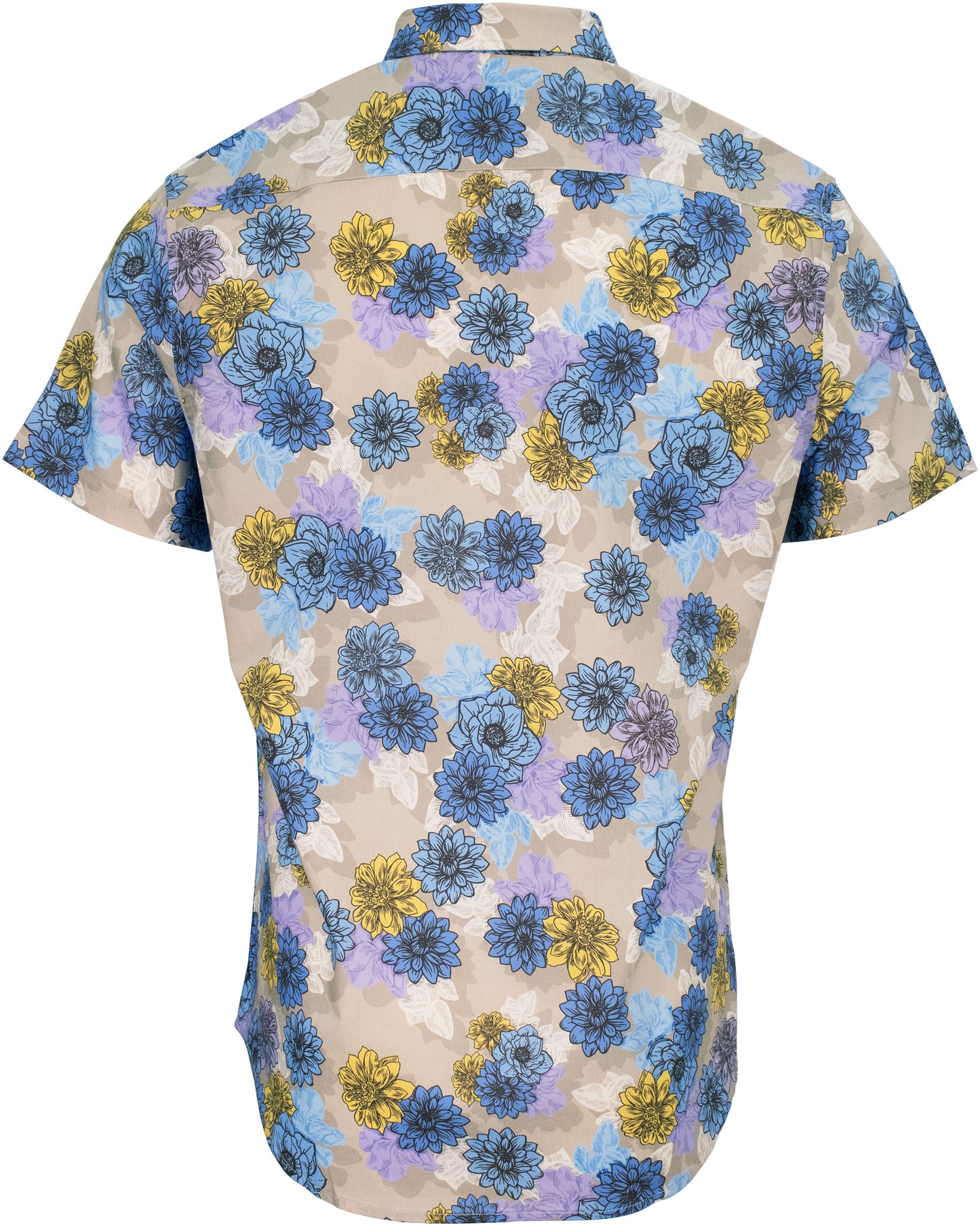 TIM SNAP FLORAL SHIRT - PUMICE