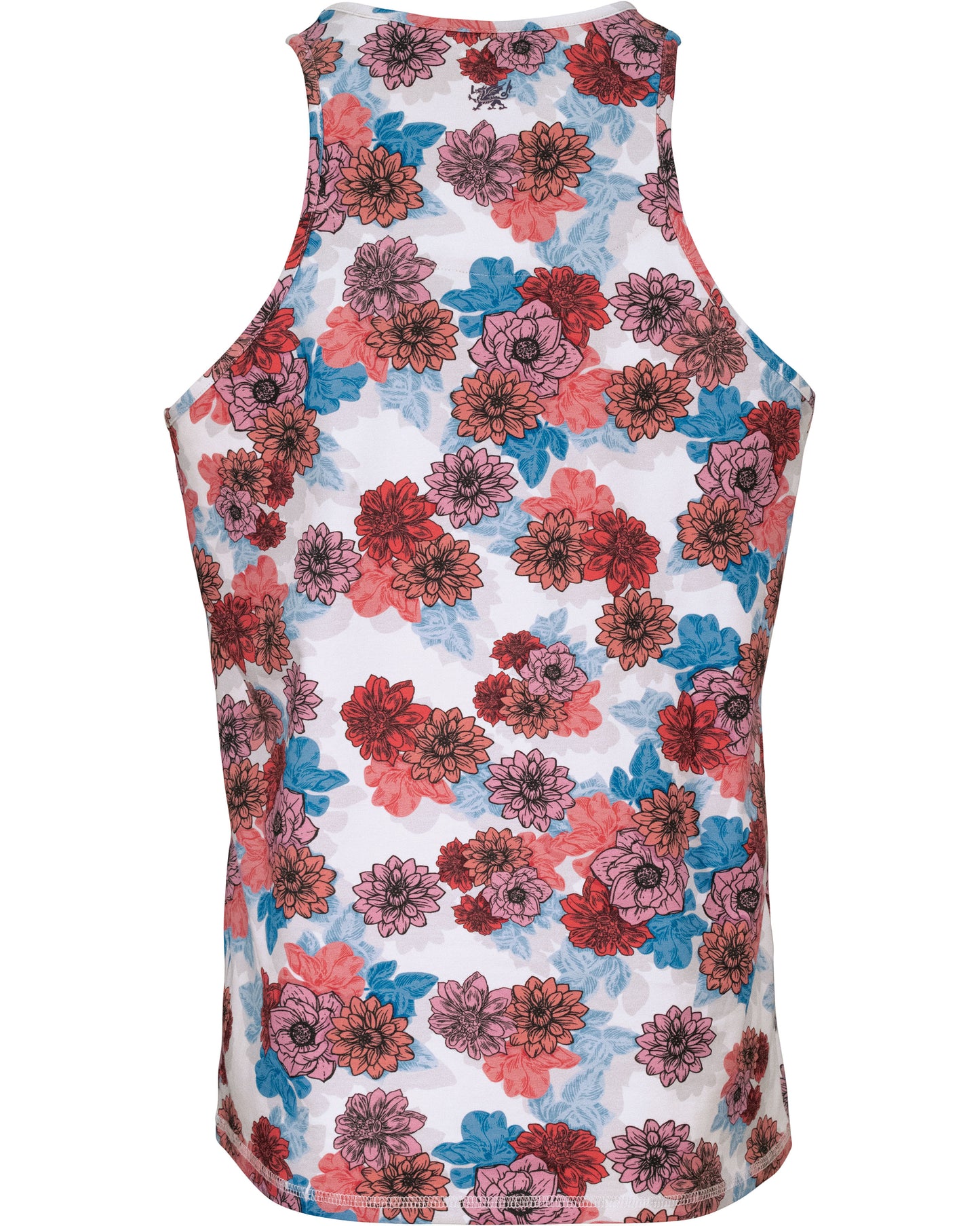 TEDFORD SNAP FLORAL TANK - MELON