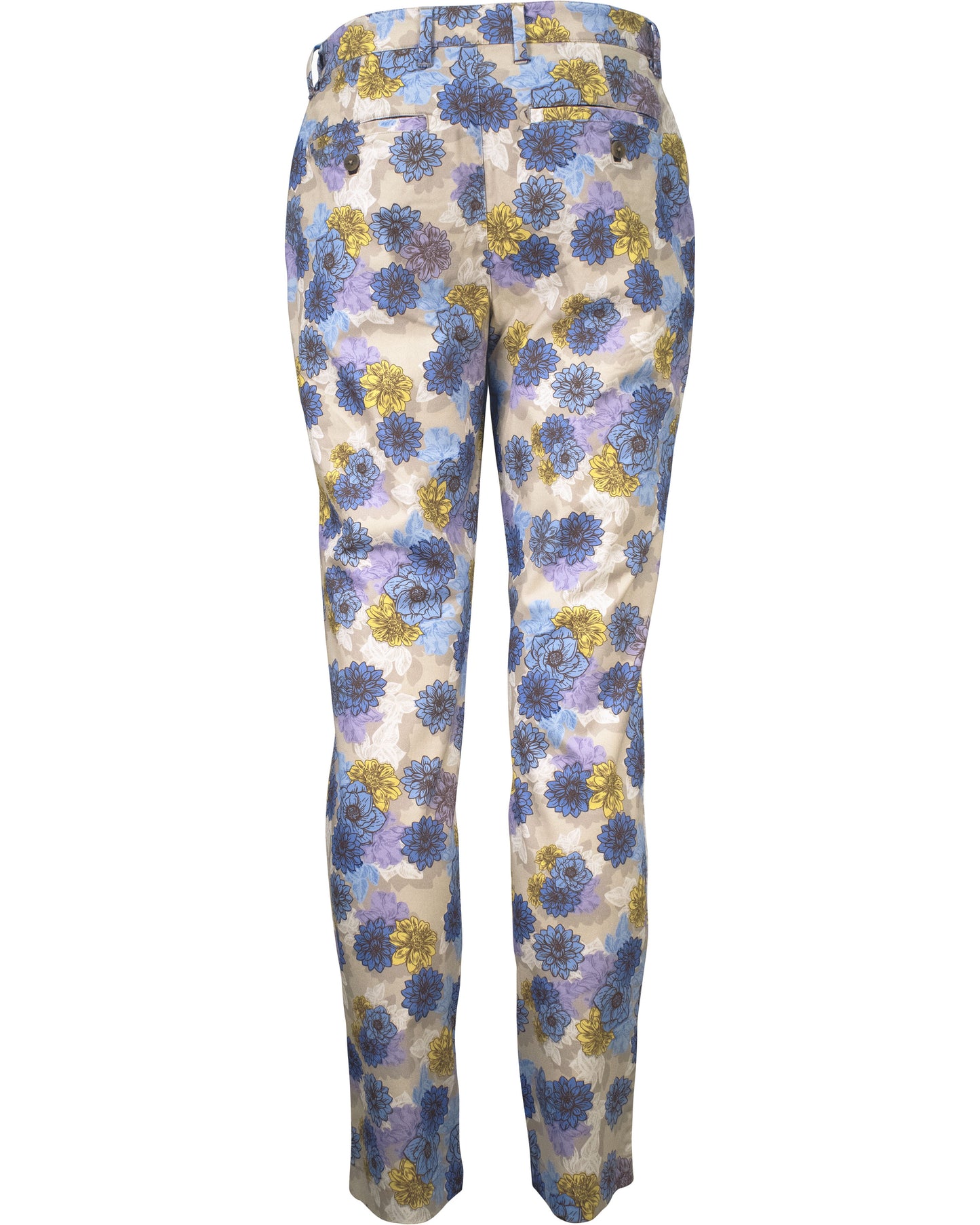 JACK SNAP FLORAL PANT - PUMICE