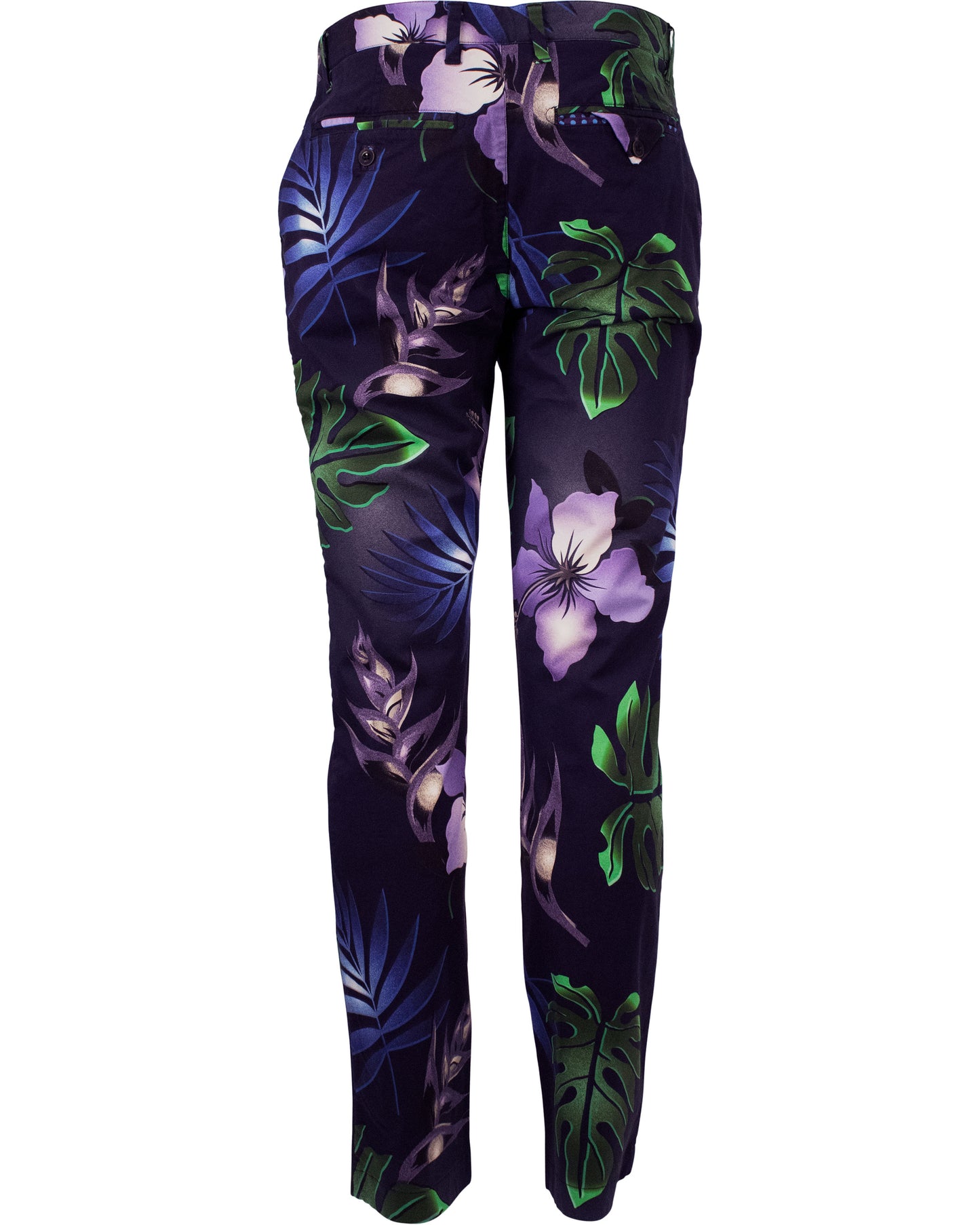 CHARLES TROPICAL EXPLOSION PANT - NAVY