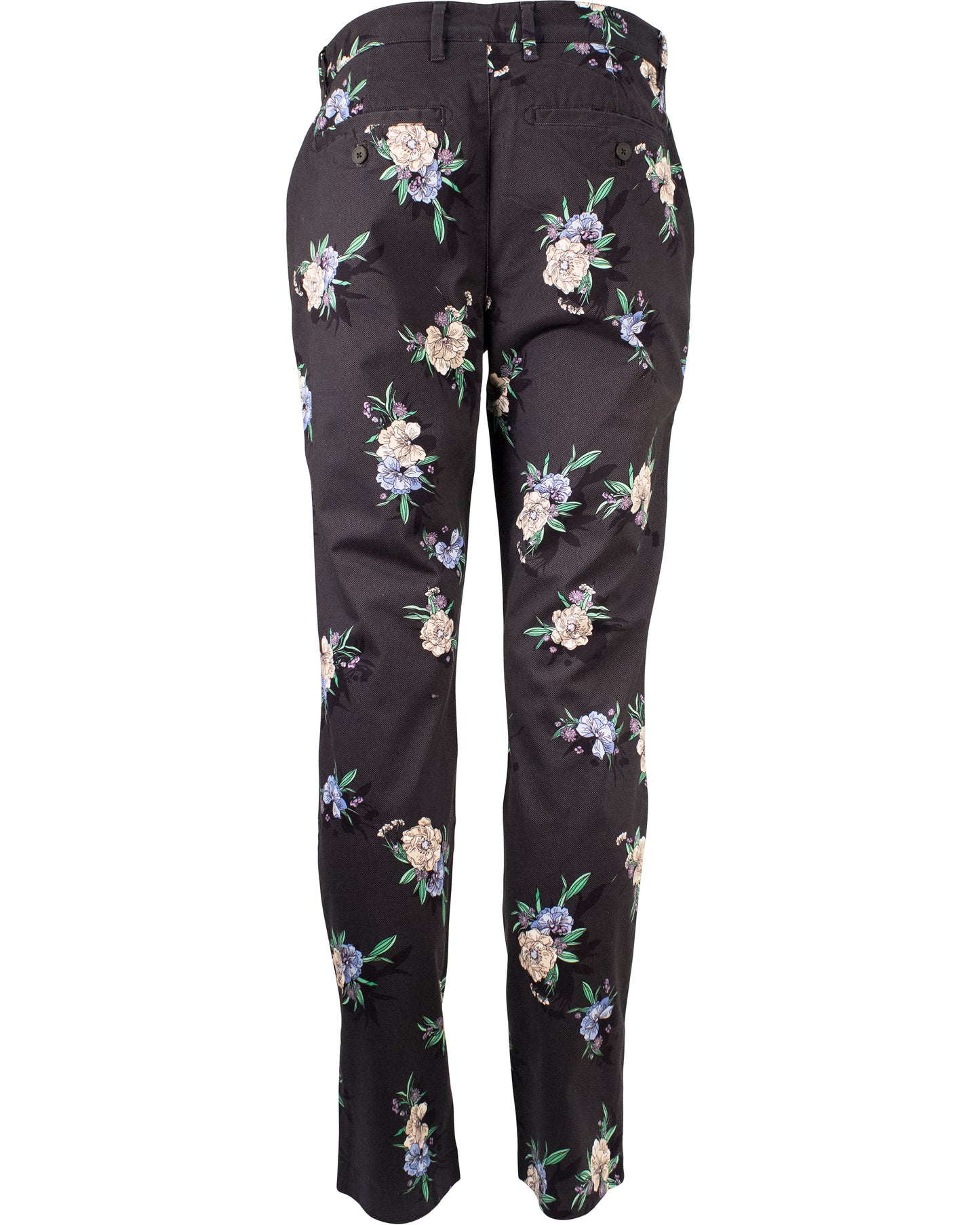 JACK OXFORD FLOWERS PANT - BLACK