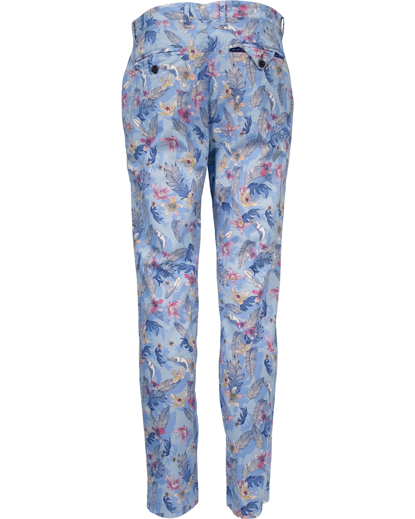 CHARLES FALLING FLOWERS PANT - BLUE