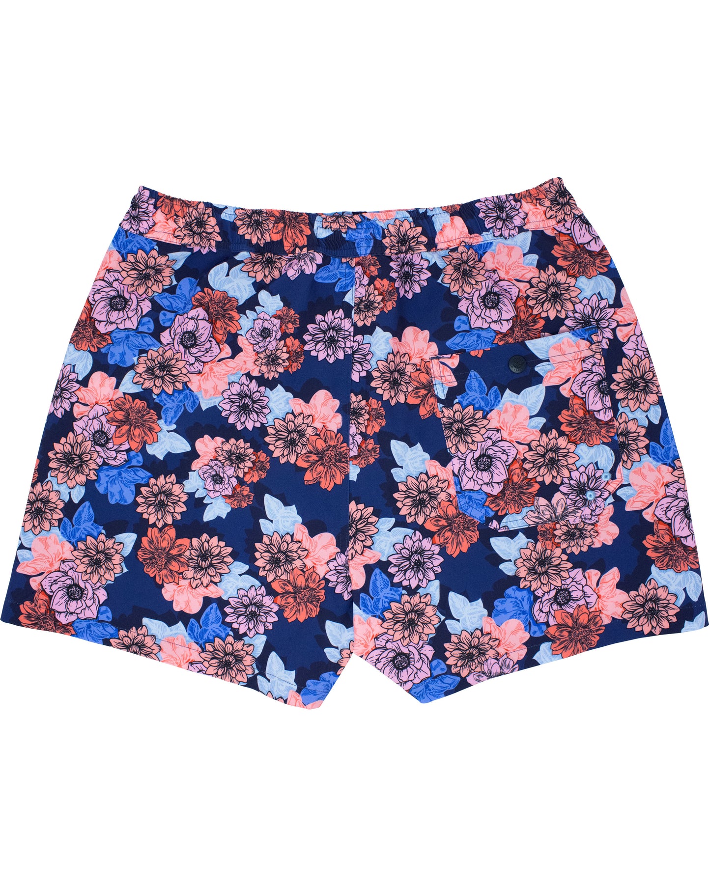 QUACK SNAP FLORAL SWIM SHORT - NEAPOLITAN