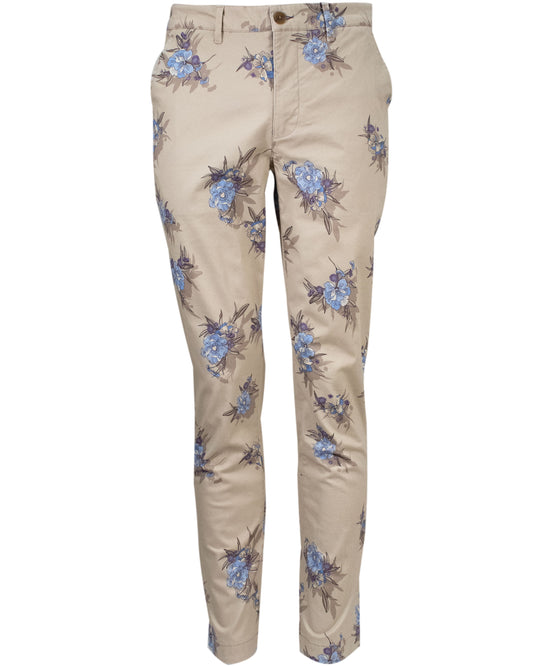 JACK OXFORD FLOWERS PANT - PUMICE