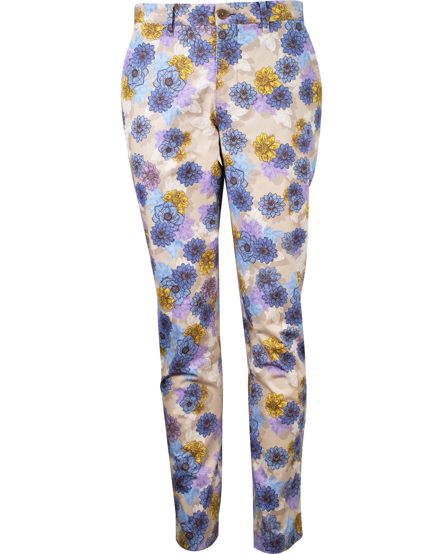 JACK SNAP FLORAL PANT - PUMICE