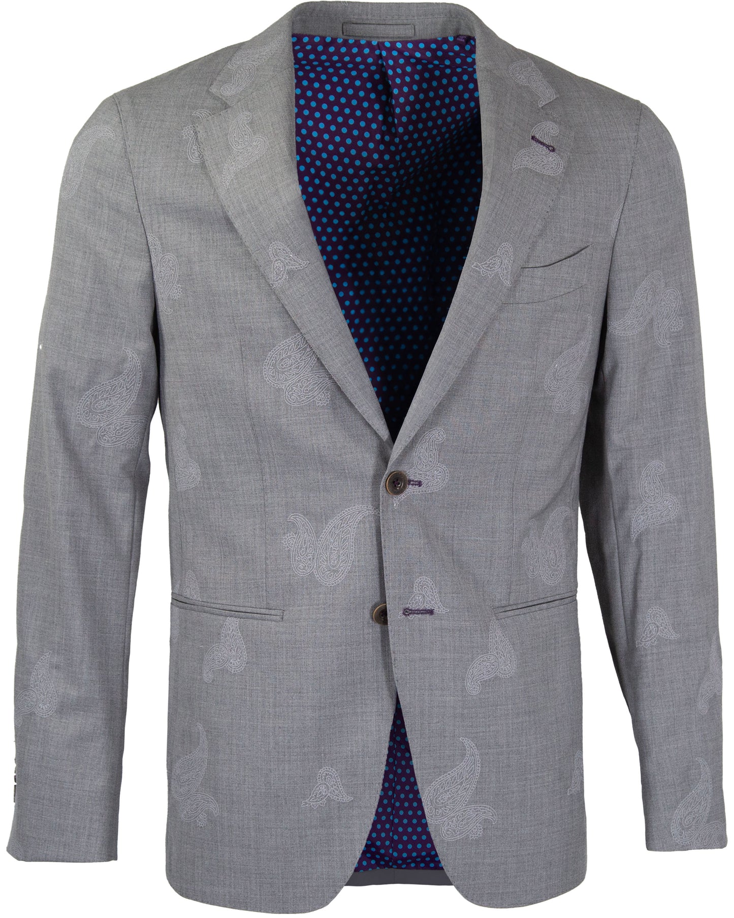 JAQUES WOOL BLAZER - FLANNEL