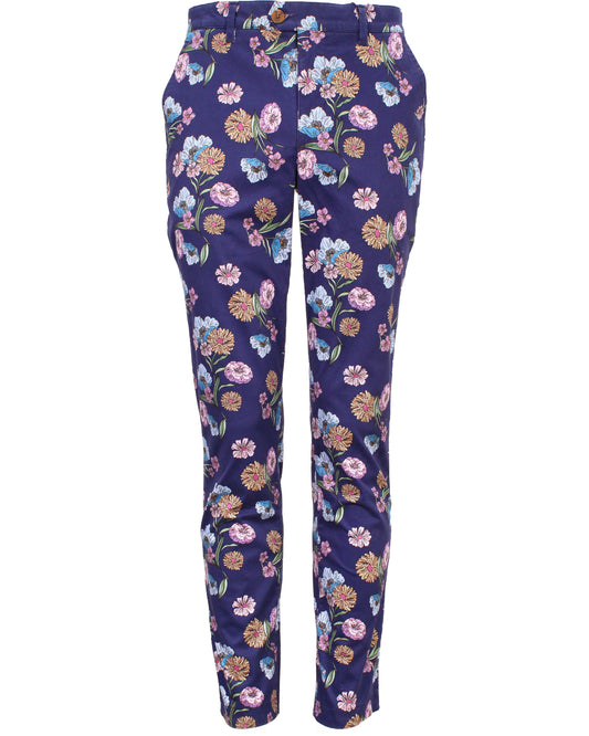 JACK LUX SPACED FLORAL PANT - NAVY