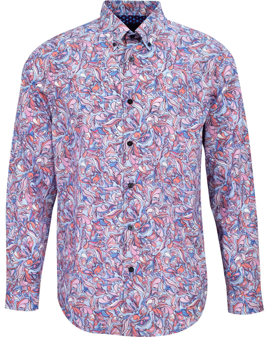 MITCHELL PAISLEY LAYERS SHIRT - NEAPOLITAN