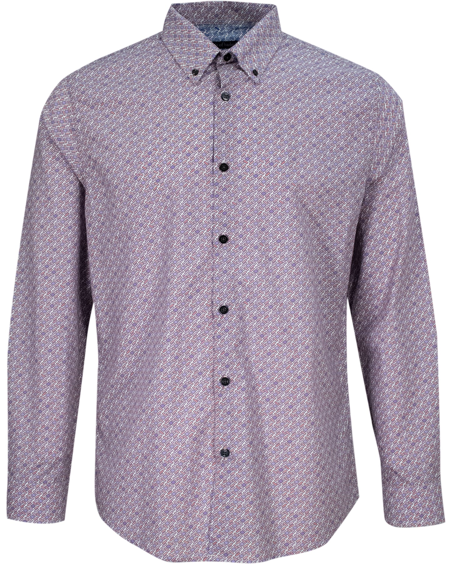 MORRIS RECTANGLES SHIRT - MELON