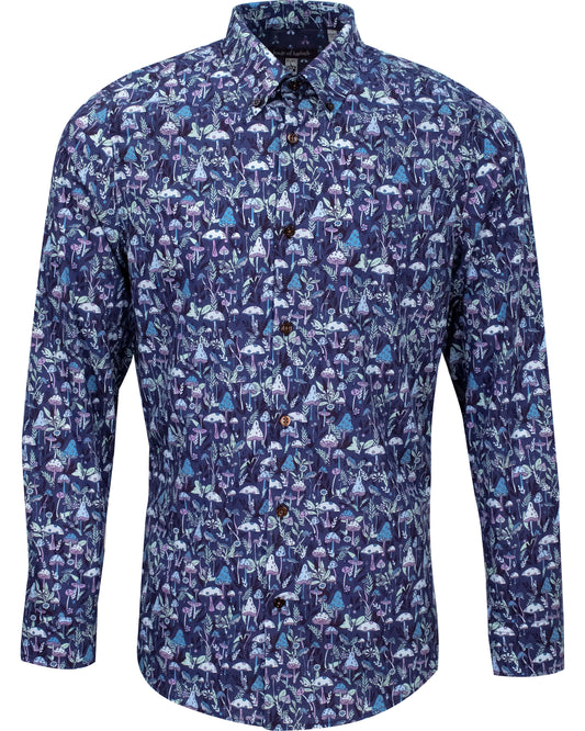 MORRIS SHROOMY SHIRT - NAVY