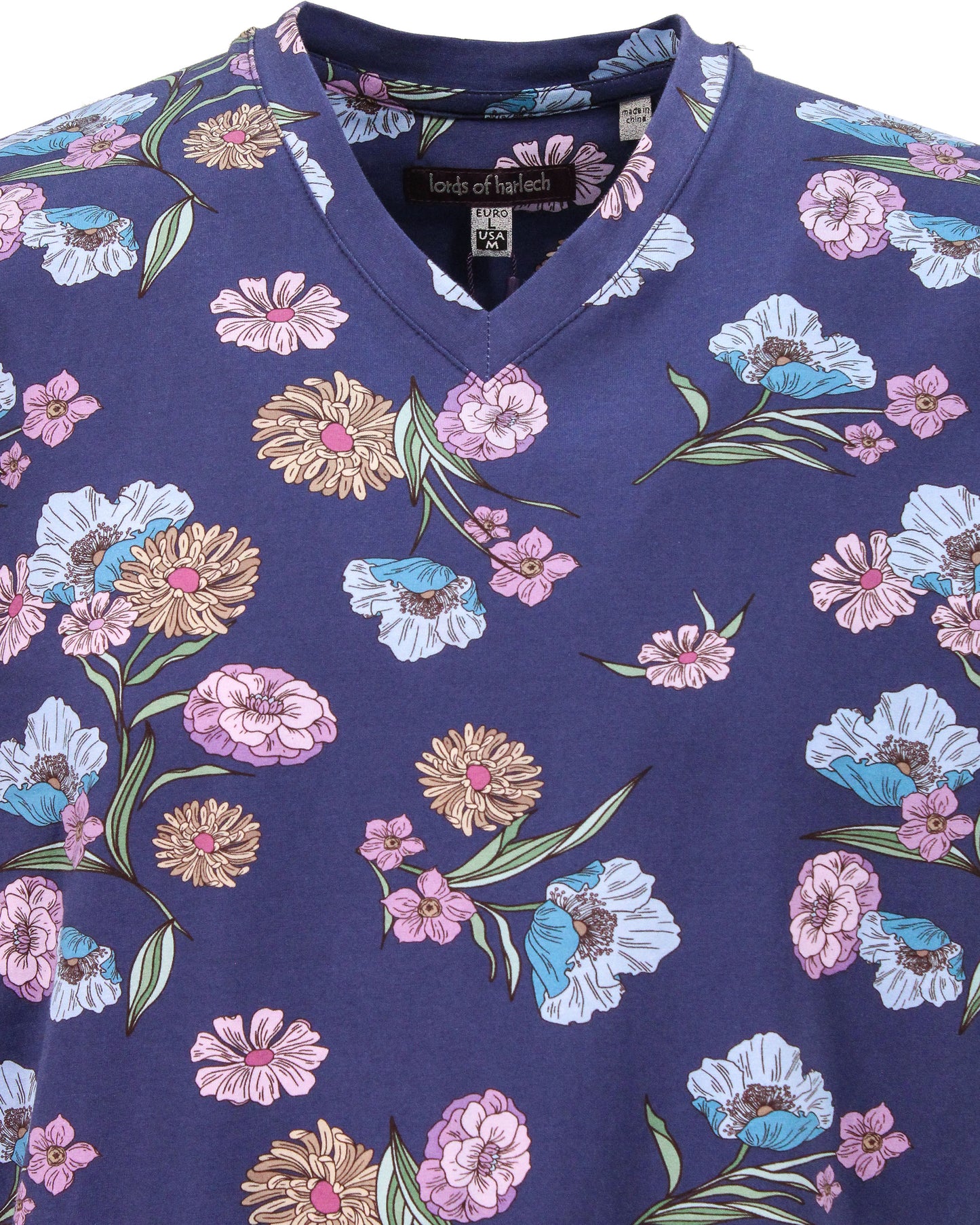 MAZE SPACED FLORAL NAVY