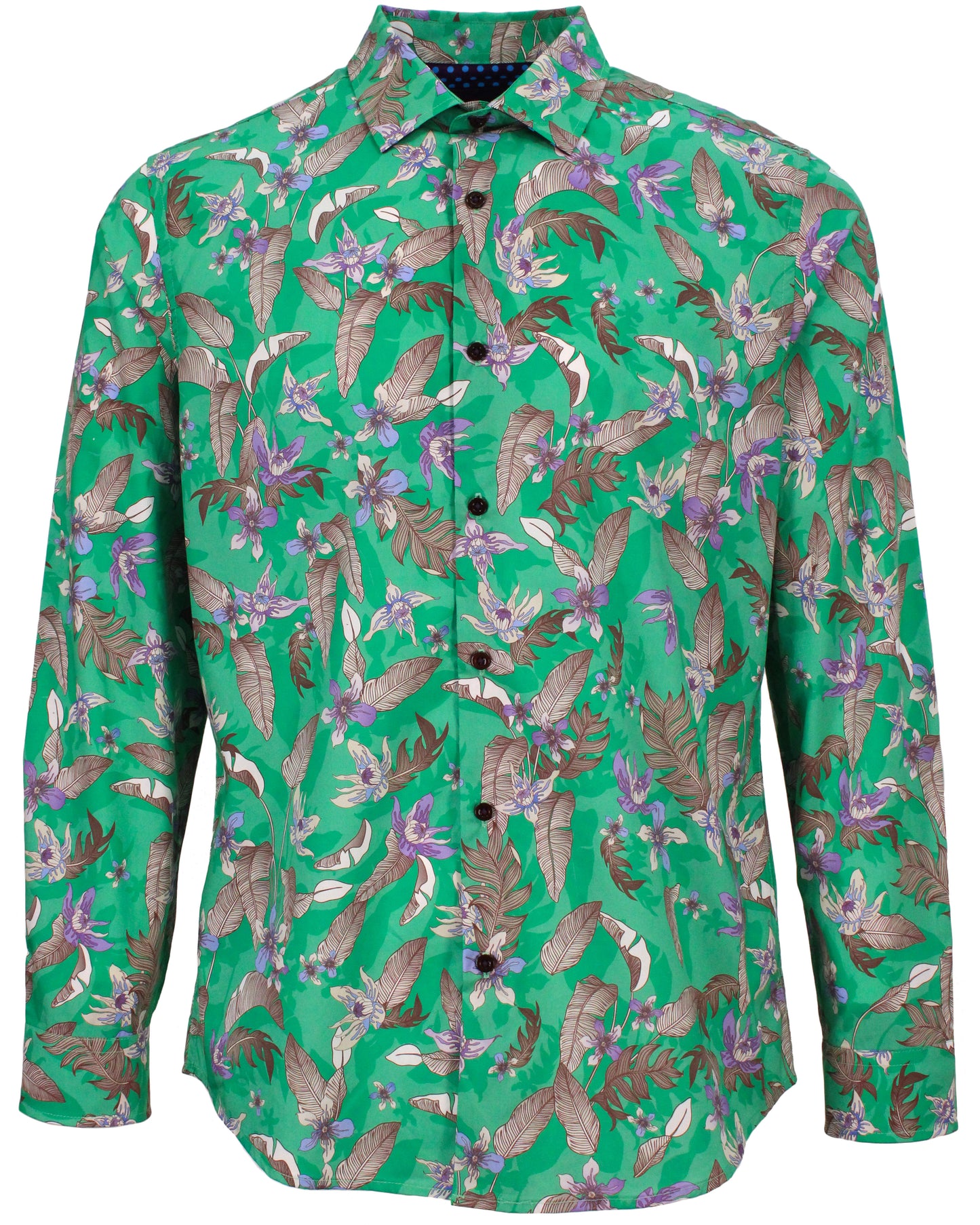 NORMAN FALLING FLOWERS SHIRT - CLOVER