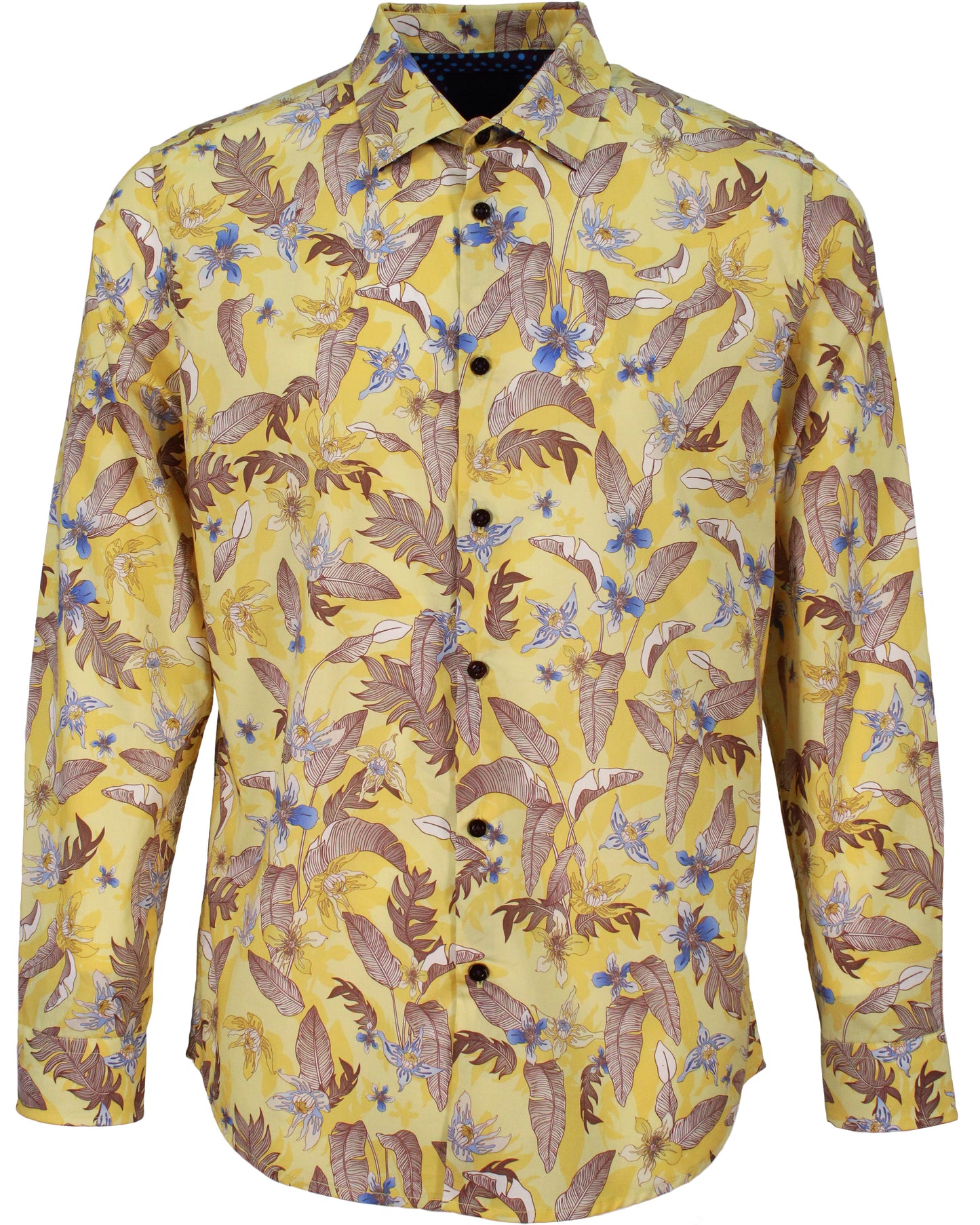 NORMAN FALLING FLOWERS SHIRT - SUNSHINE