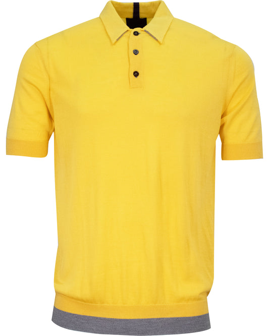 PILGRIM POLO SHIRT - SUNSHINE