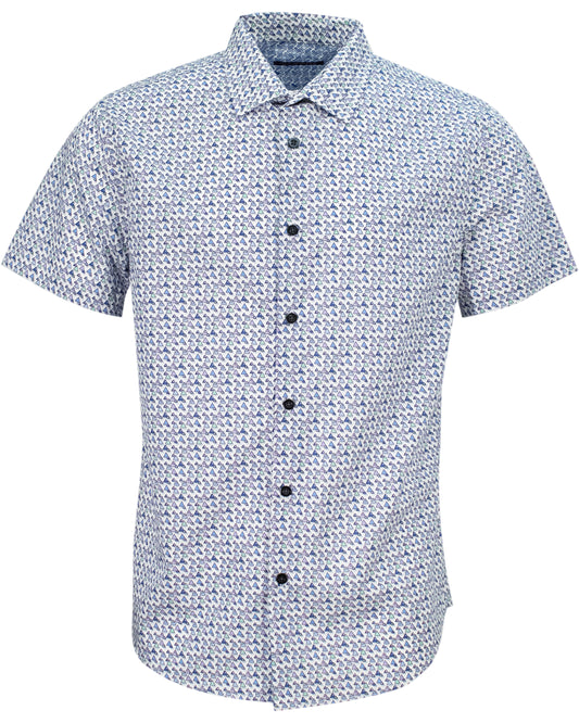 SCOTT FLOATING TRIANGLES SHIRT - WHITE