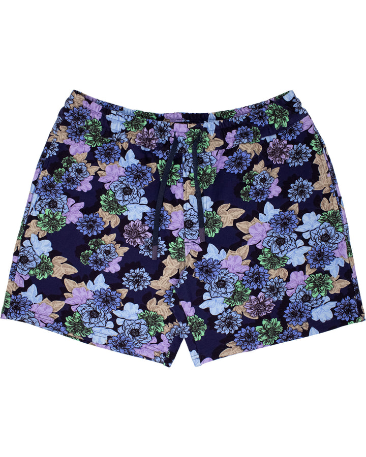 SILUS EMBOSSED INTERLOCK SHORTS - BLUE main image 1