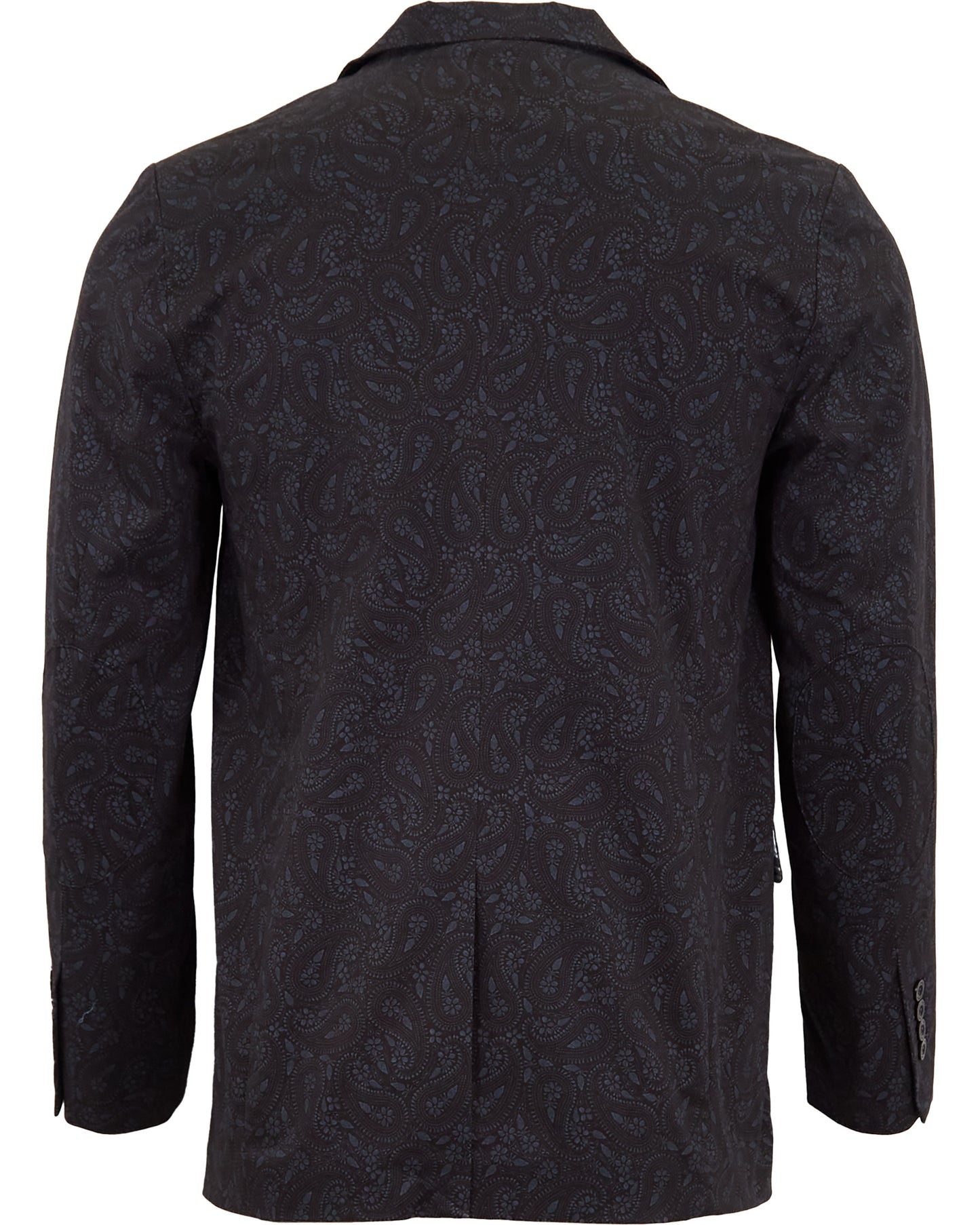 HADRIAN PERUGIA PAISLEY BLAZER - BLACK