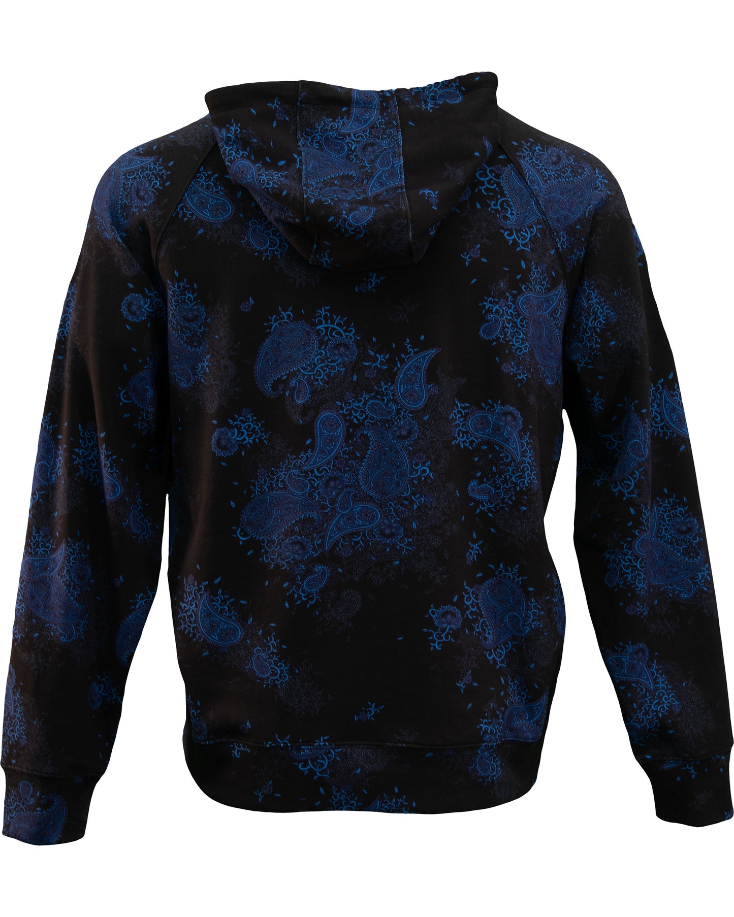 HANK CAMPANIA FLORAL HOODIE - BLACK