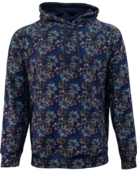 HANK ITALIAN FLORAL HOODIE - NAVY