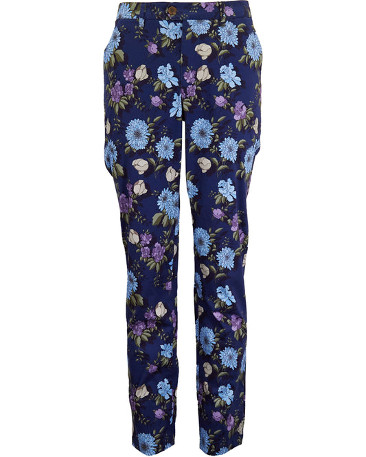 JACK AUGUSTUS FLORAL PANT - NAVY