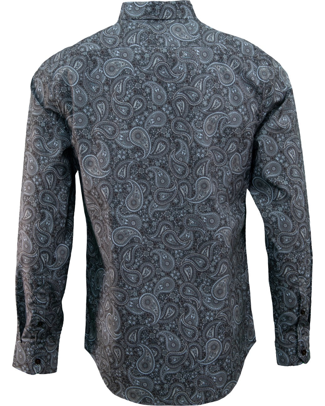 MORRIS TRIBUNE PAISLEY SHIRT - GREY