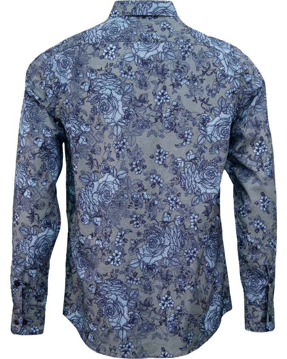 NICOLI ROMA FLORAL COTTON SHIRT - FLANNEL