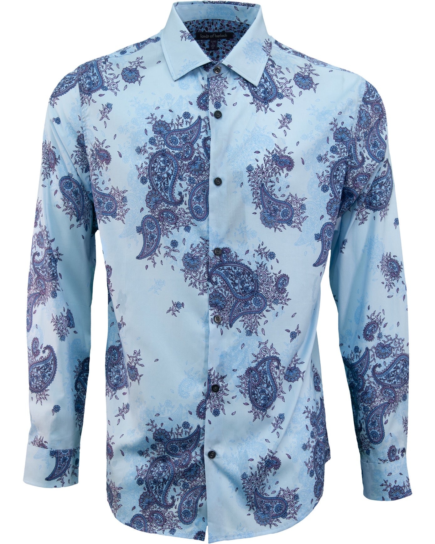 NIGEL CAMPANIA FLORAL SHIRT - BLUE