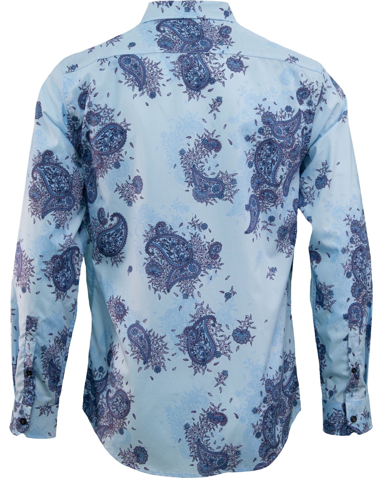 NIGEL CAMPANIA FLORAL SHIRT - BLUE