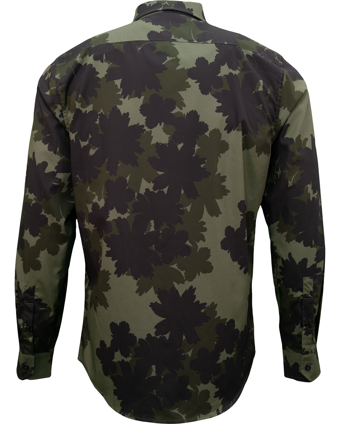 NORMAN SALERNO FLORAL SHIRT - SAGE