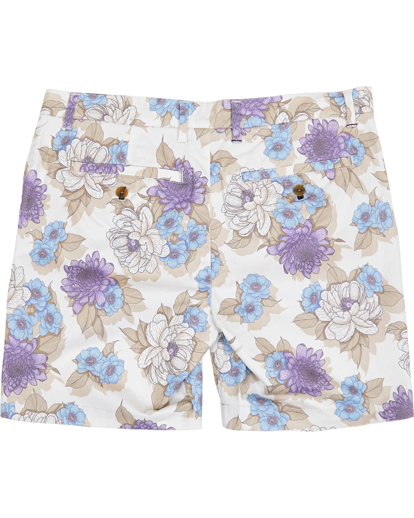 JOHN FLOWER BED SHORTS - IVORY