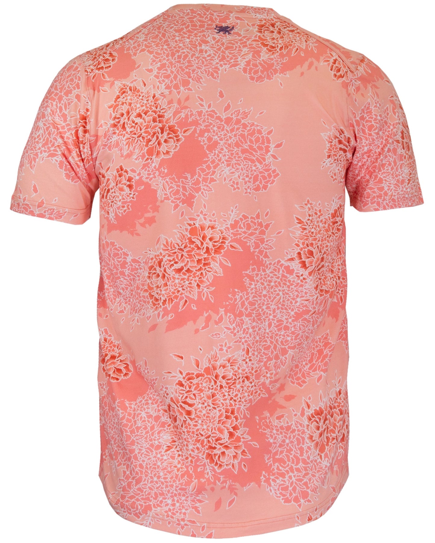 MAZE BOUQUET ISLAND V-NECK TEE - PINK