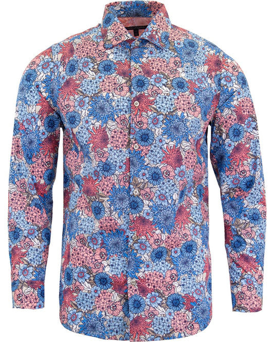 NIGEL GARDEN PARTY SHIRT - PINK