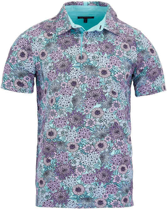 PIETRO GARDEN PARTY POLO SHIRT - SPEARMINT