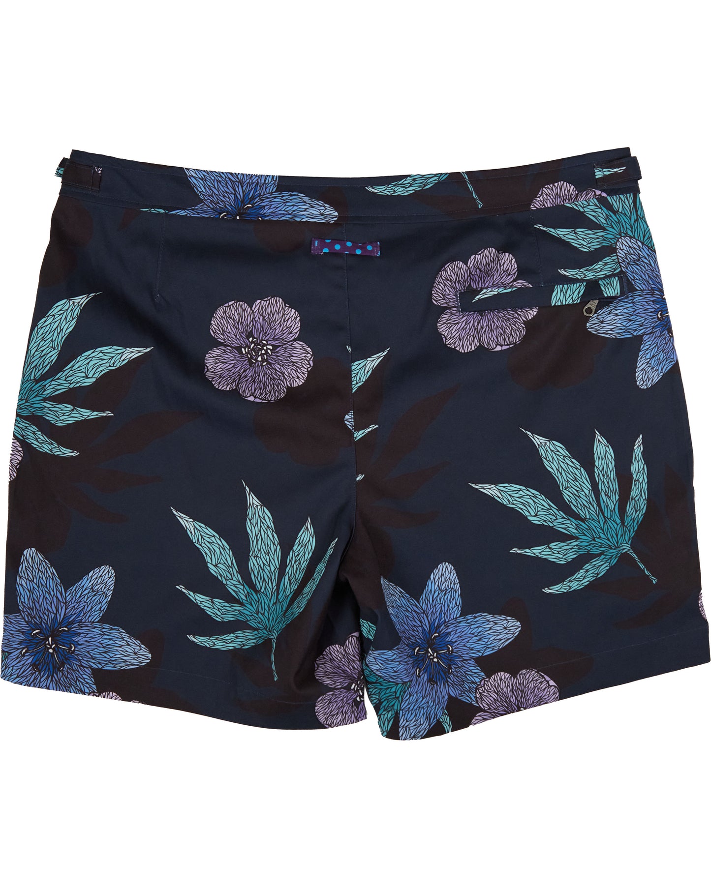 POOL FLORAL MEMORY SWIM SHORT - NAVY