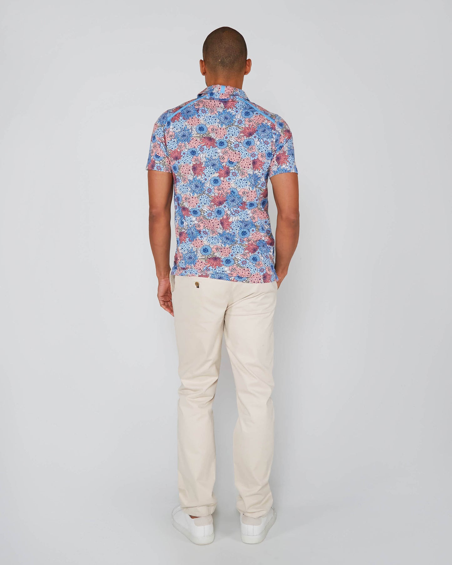 PIETRO GARDEN PARTY POLO SHIRT - PINK