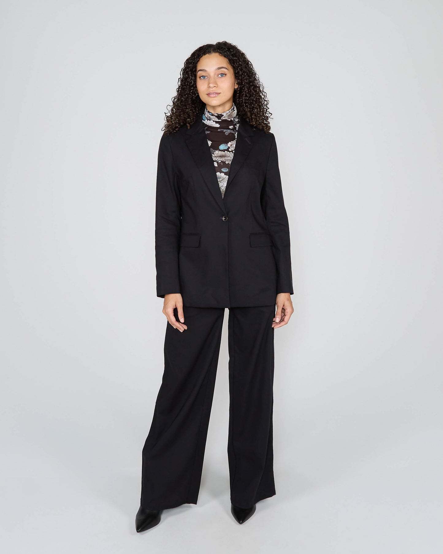JANE TAILORED JACKET - BLACK