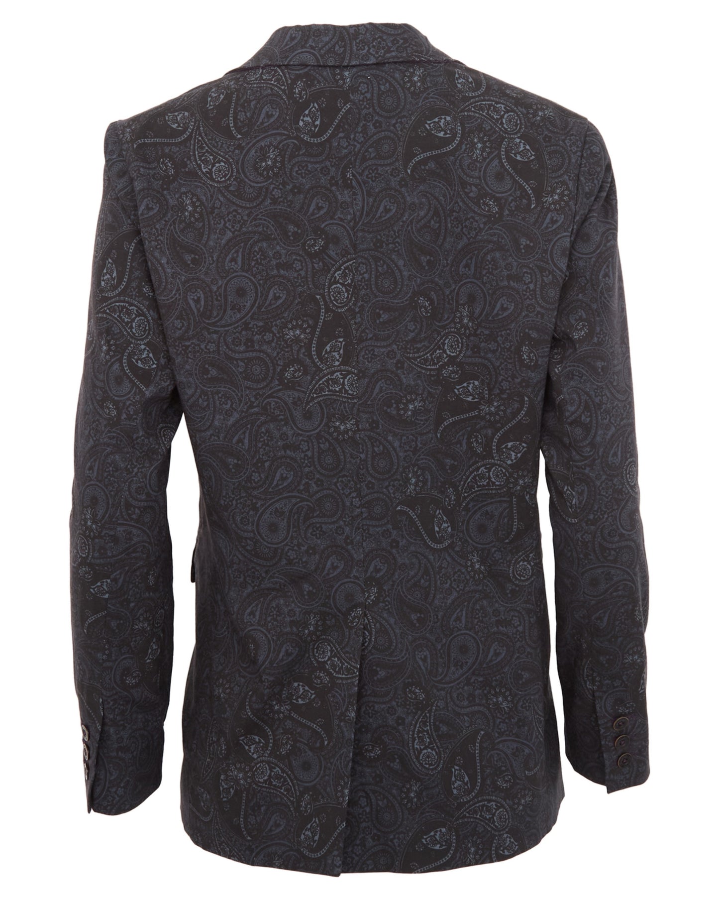JANE MONTGAT PAISLEY TAILORED JACKET - BLACK