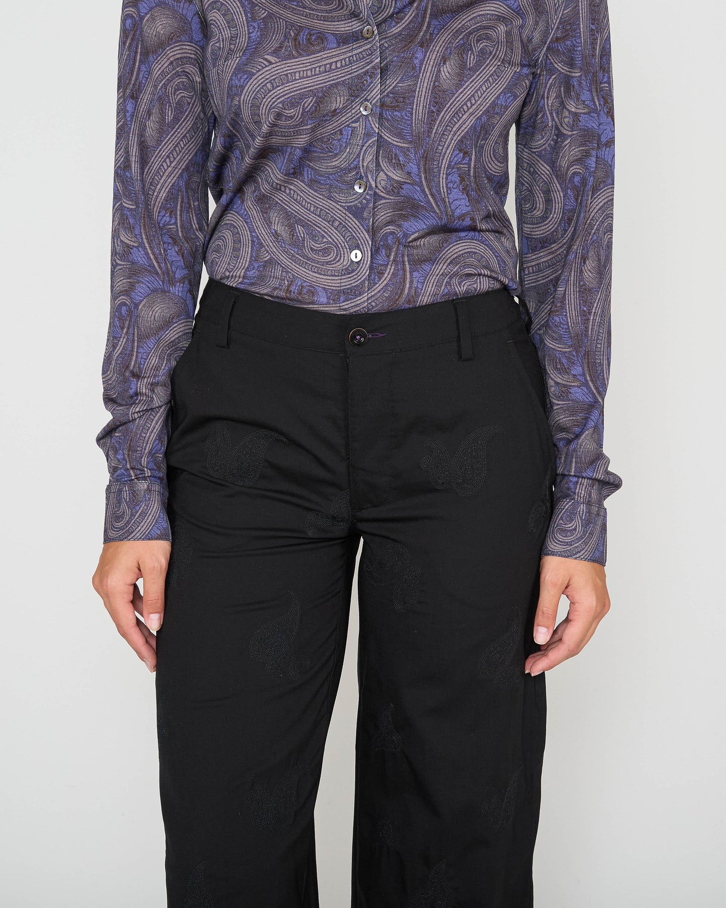 PHOEBE TAILORED PANT - BLACK