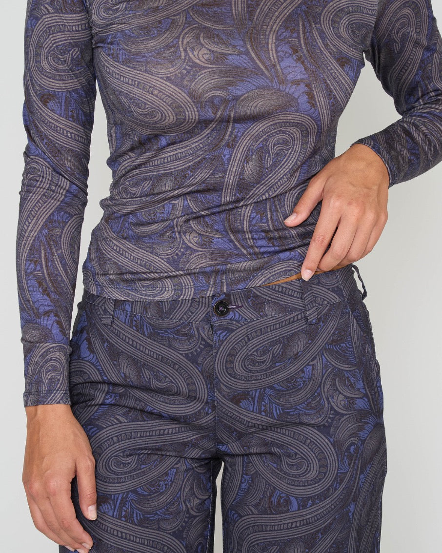 PHOEBE TAILORED PANT - BADALONA SMOKE