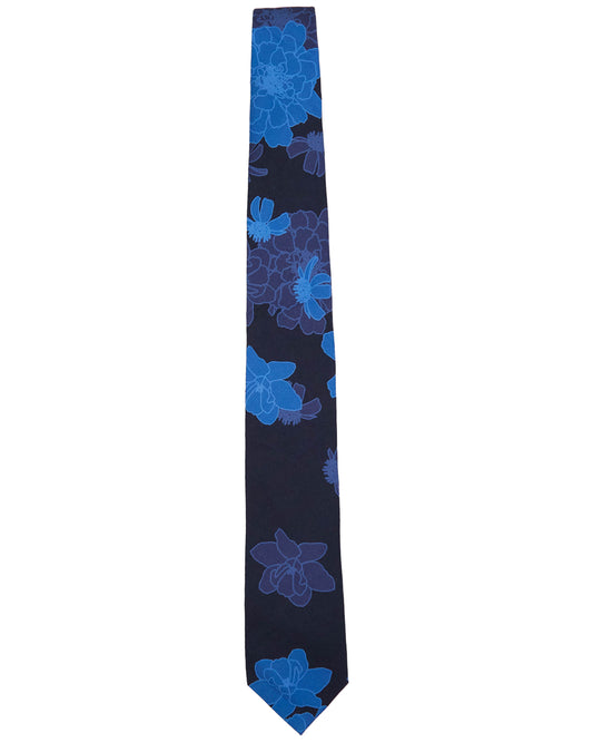 TALIA TIE - SOFTBLOOM NAVY