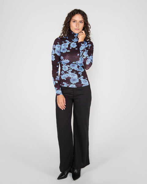 断*中様 soor ploom turtleneck 2Y 花柄　タートルネック Styleclan68cd6076d8371068cd607