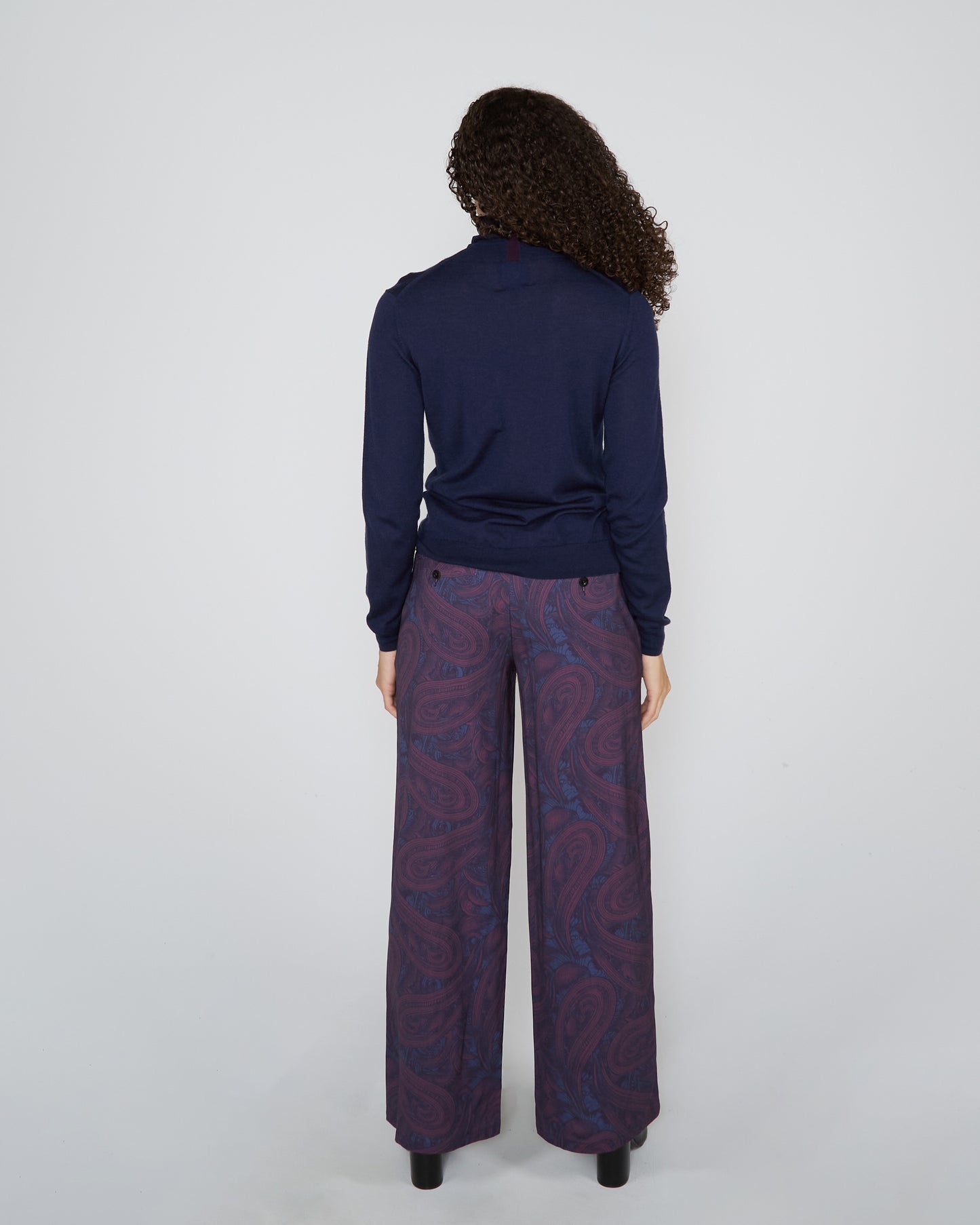 RONA TURTLENECK SWEATER - NAVY